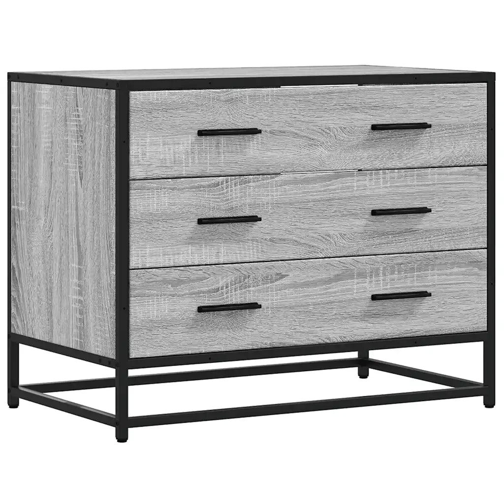 Cassettiera Grigio Sonoma 70x41x56 cm in Legno Multistrato 849077