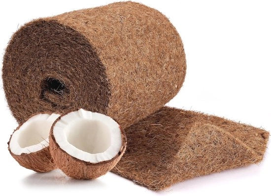 Materiale per piante - 100% fibre naturali, 25 cm x 5 m, Protezione invernale e protezione dal freddo, Respiro e trasparenza alla luce