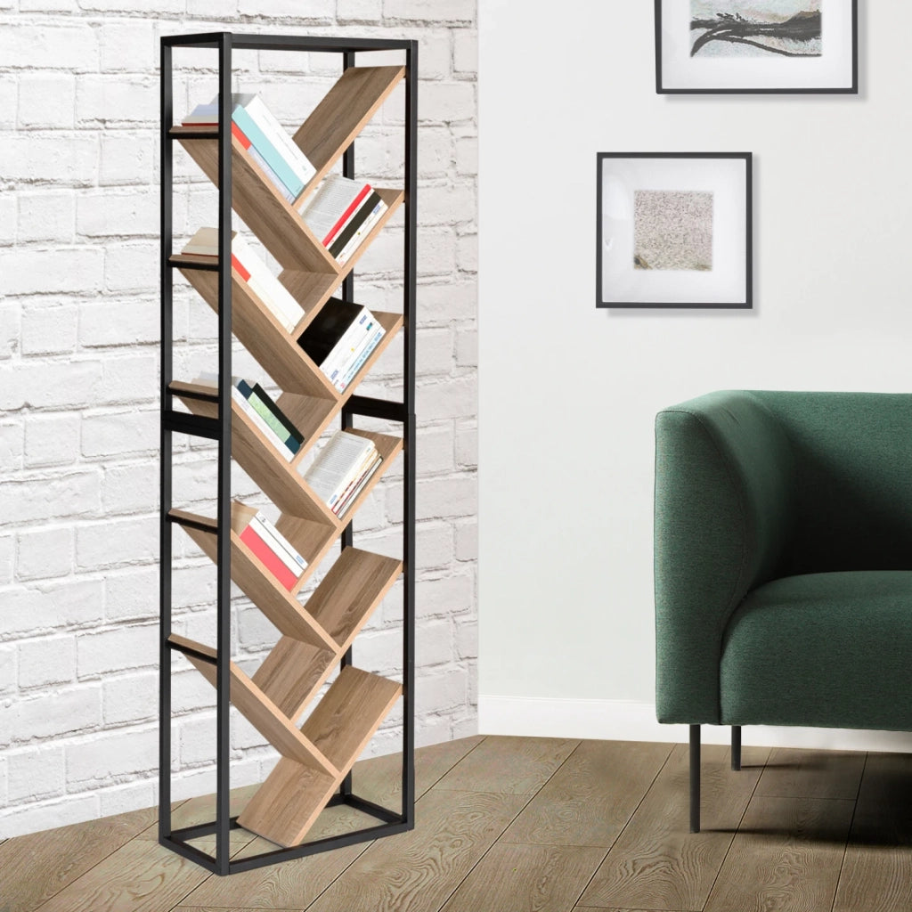 IDMarket - Libreria ad albero 10 livelli design industriale DETROIT