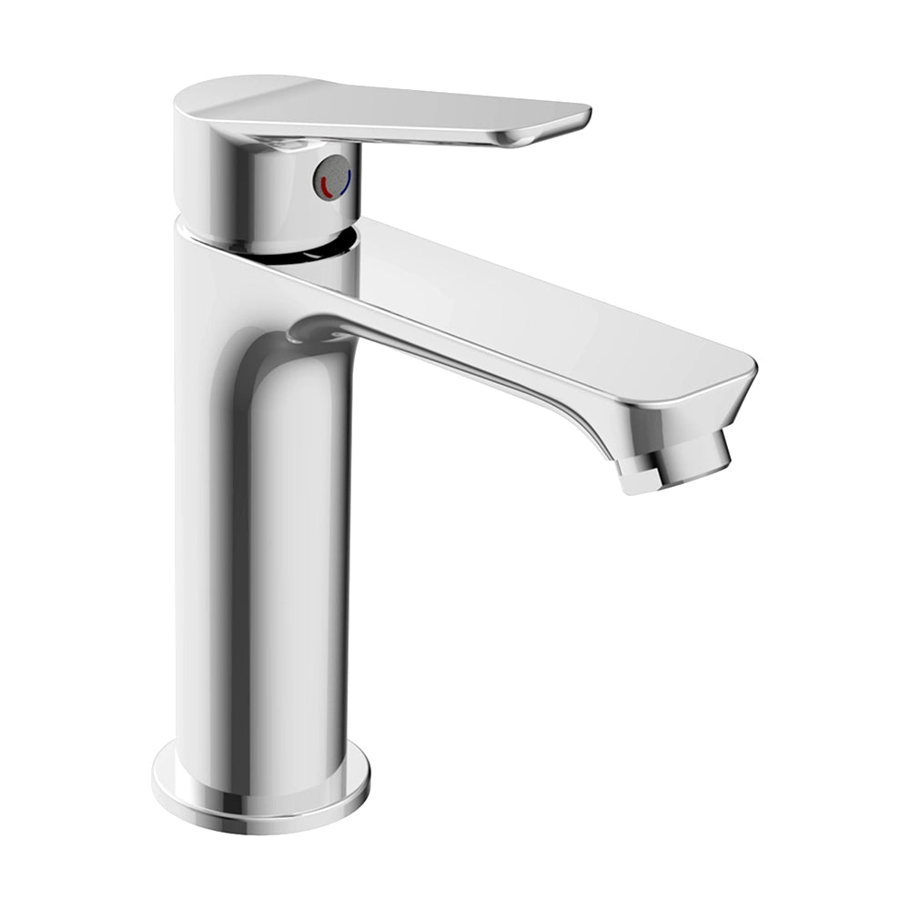 Set rubinetti lavabo, bidet e doccia con deviatore in ottone cromo linea Vegas