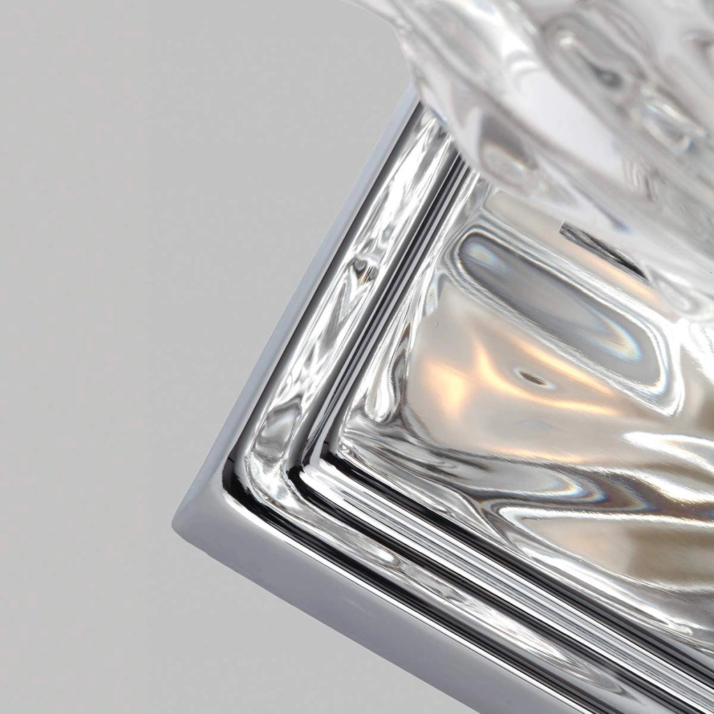 Applique Kalli cristallo cromo lucido 1 luce G9 3W Feiss