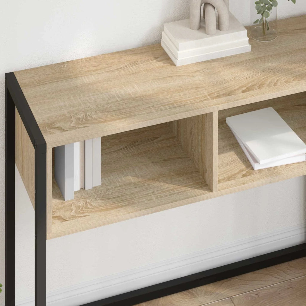Tavolino | Tavolo laterale Sonoma 100 x 36 x 75 cm Legno multistrato
