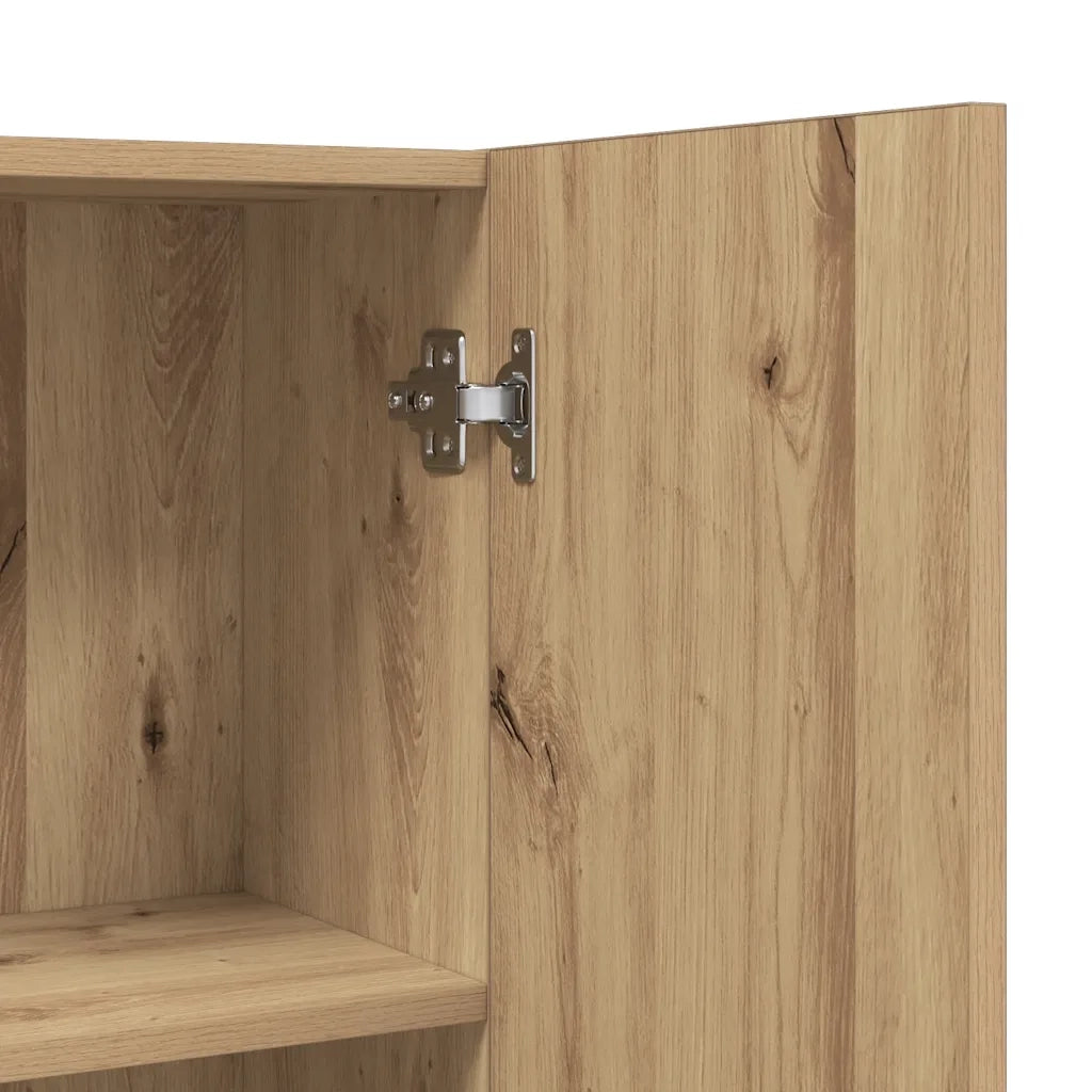 Mobile per Lavatrice Rovere Artigianale 64x25,5x190 cm 856647