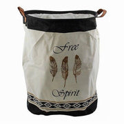 Trade Shop - Cesto Porta Biancheria Per Vestiti Sporchi Pieghevole Free Spirit 40x50cm 10475 -