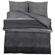 Set Copripiumino Grigio Scuro 135x200 cm in Cotone CFW6209326