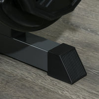 Seated Calf Machine 32 posizioni da Seduti 100x90x105 cm Grigio e Nero