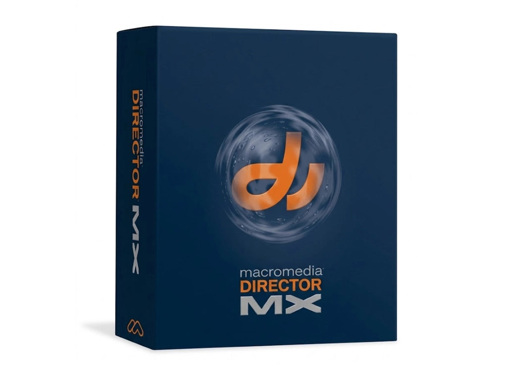 Software Macromedia Director MX Software Usato con Licenza Seriale e Supporto Ottico