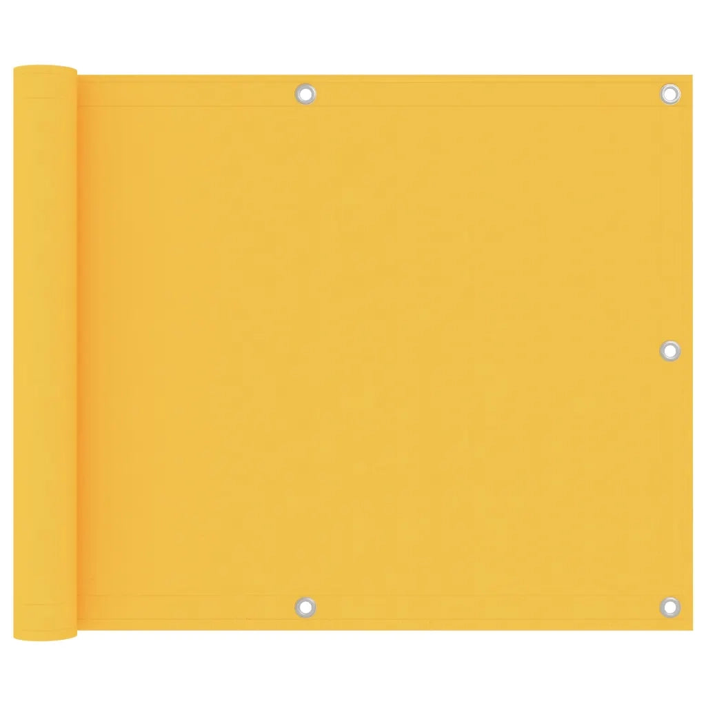 Paravento da Balcone Giallo 75x400 cm Tessuto Oxford cod mxl 66517