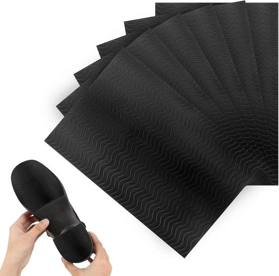 6 pezzi di gomma antiscivolo per tacchi alti protezione autoadesiva resistente allo scivolamento nero resistente al logorio