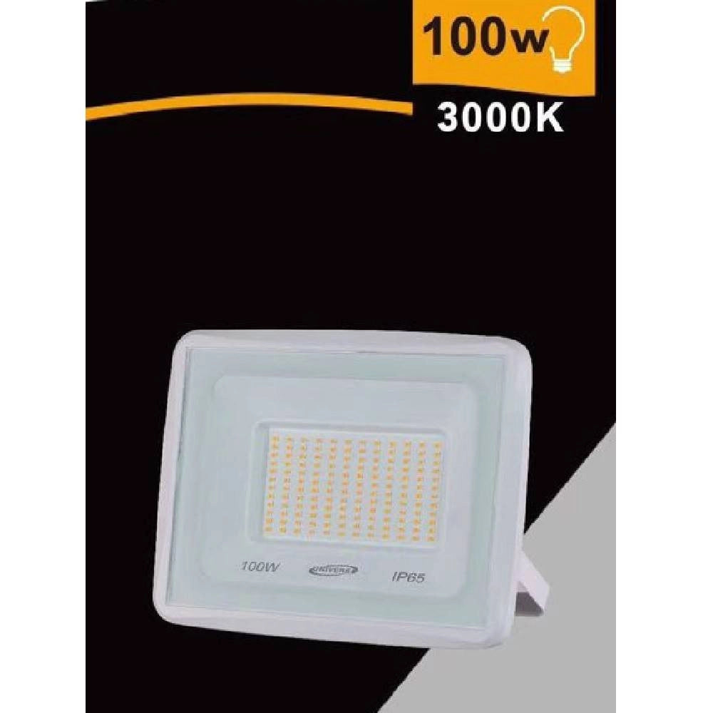 Trade Shop - Faretto Led Faro 100 W 9000lm Ip65 Bianco Luce Calda Naturale Fredda Ek02-100w-b -