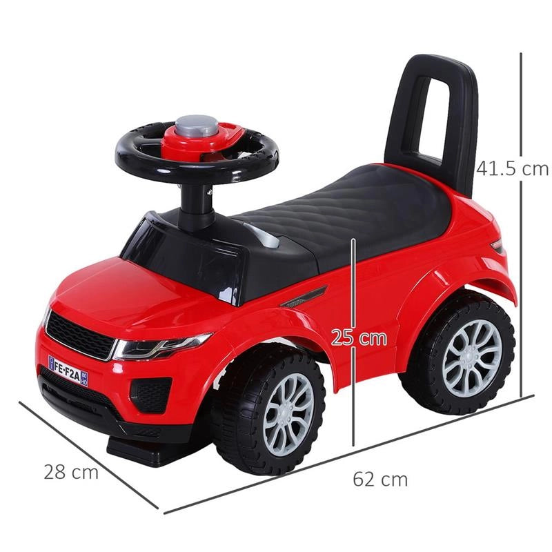 MACCHINA CAVALCABILE GIOCATTOLO PER BAMBINI 12-36 MESI ROSSA