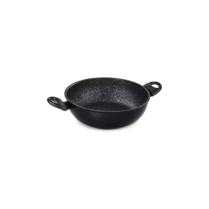 Barazzoni Tegame Granitica Extra Induction con 2 Manici, 28 cm, Alluminio Antiaderente