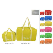 Trade Shop - Set 2 Pz Borse Termiche 24 Lt + 6 Lt Borsa Frigo Colorata Mare Campeggio Picnic -