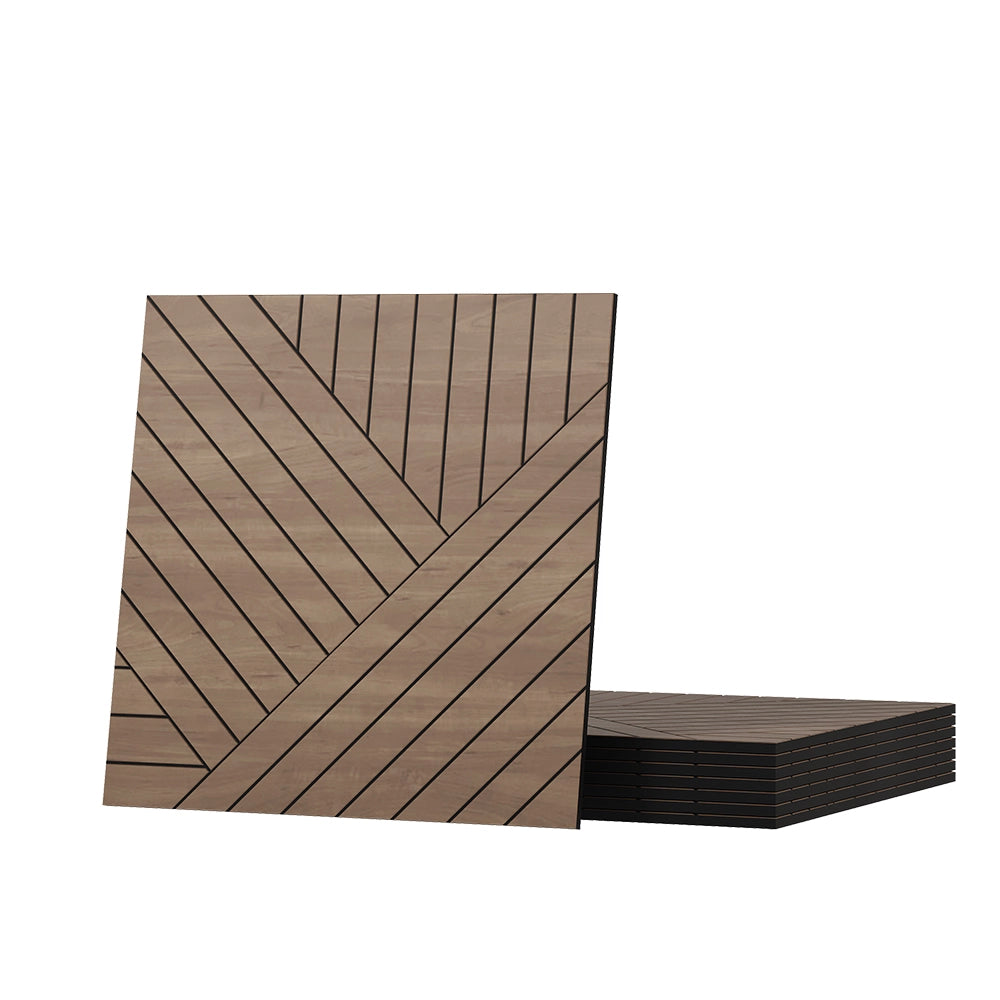 Vicco Pannello a parete Rovere 8 pezzi, a sinistra