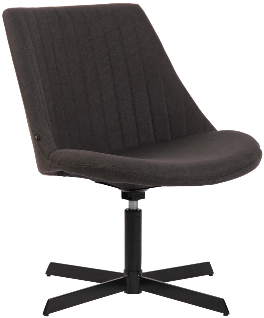 Sedia da Lounge Granby grigio scuro