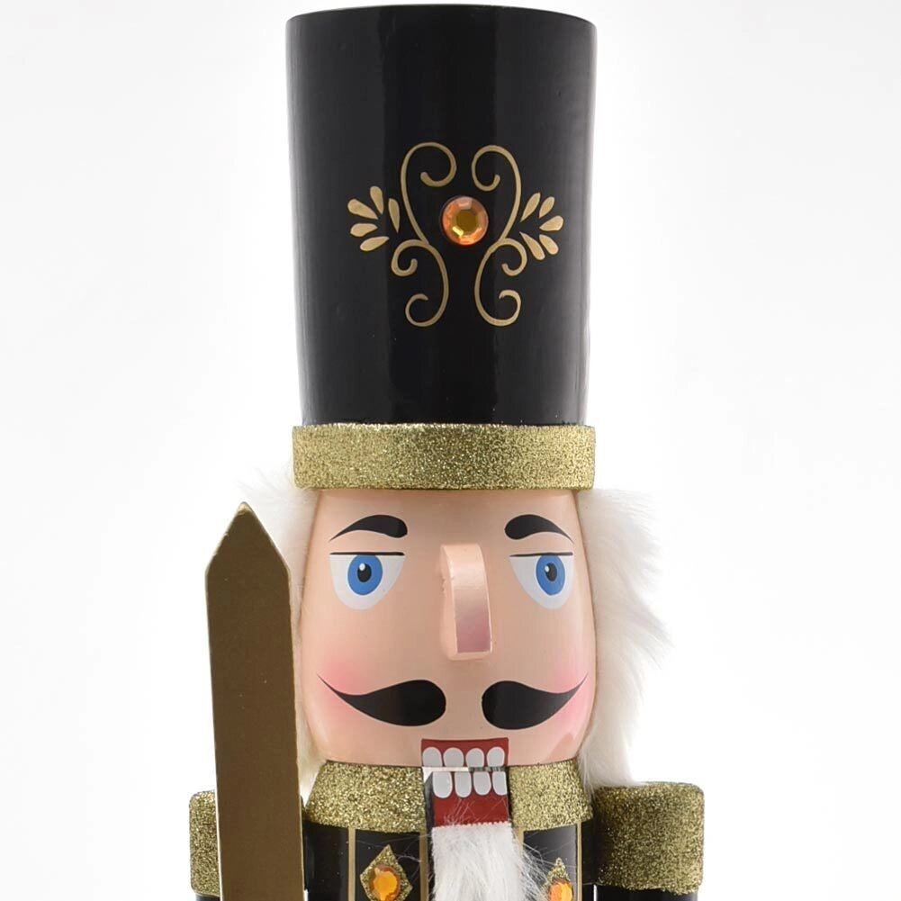 Soldato Schiaccianoci di Natale in Legno Altezza 106 cm Decorazioni Natalizie