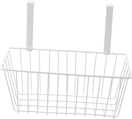 Cassetto di stoccaggio appeso per decorazione interna - cassetto di stoccaggio per piante in piedi - cesto metallico bianco per piante appese - contenitori per piante da appartamento - cesto di metallo per studenti - articoli per la casa