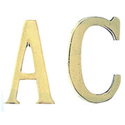BL LETTERA B IN OTTONE 75 MM- 6,0 blister