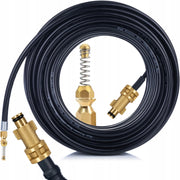 Tubo Alta Pressione 10m – Compatibile con Idropulitrici Bosch Vecchio Tipo | Ugello a Molla in Ottone | 60°C, 200 Bar