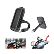 Trade Shop - Porta Cellulare Supporto Bici Moto Custodia Impermeabile Smartphone 5" 6" -