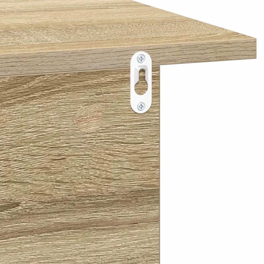 Comodino Rovere Sonoma 40 x 30 x 25 cm Legno multistrato 891172