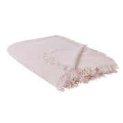 Copriletto decorativo in cotone rosa 200 x 220 cm biancheria da letto design classico camera da letto