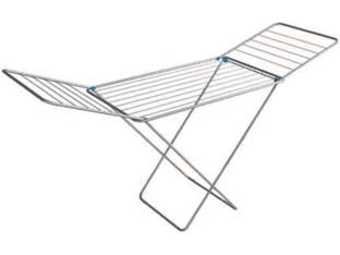 STENDIBIANCHERIA MAGNIFICO IN ACCIAIO INOX MT.20  cm.172x55x93h.    GIMI