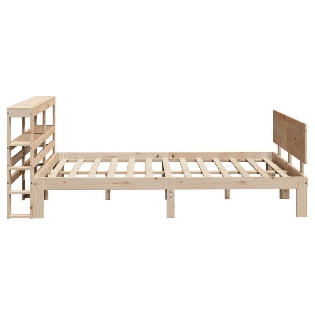 Giroletto con Testiera 140x190 cm in Legno Massello di Pino