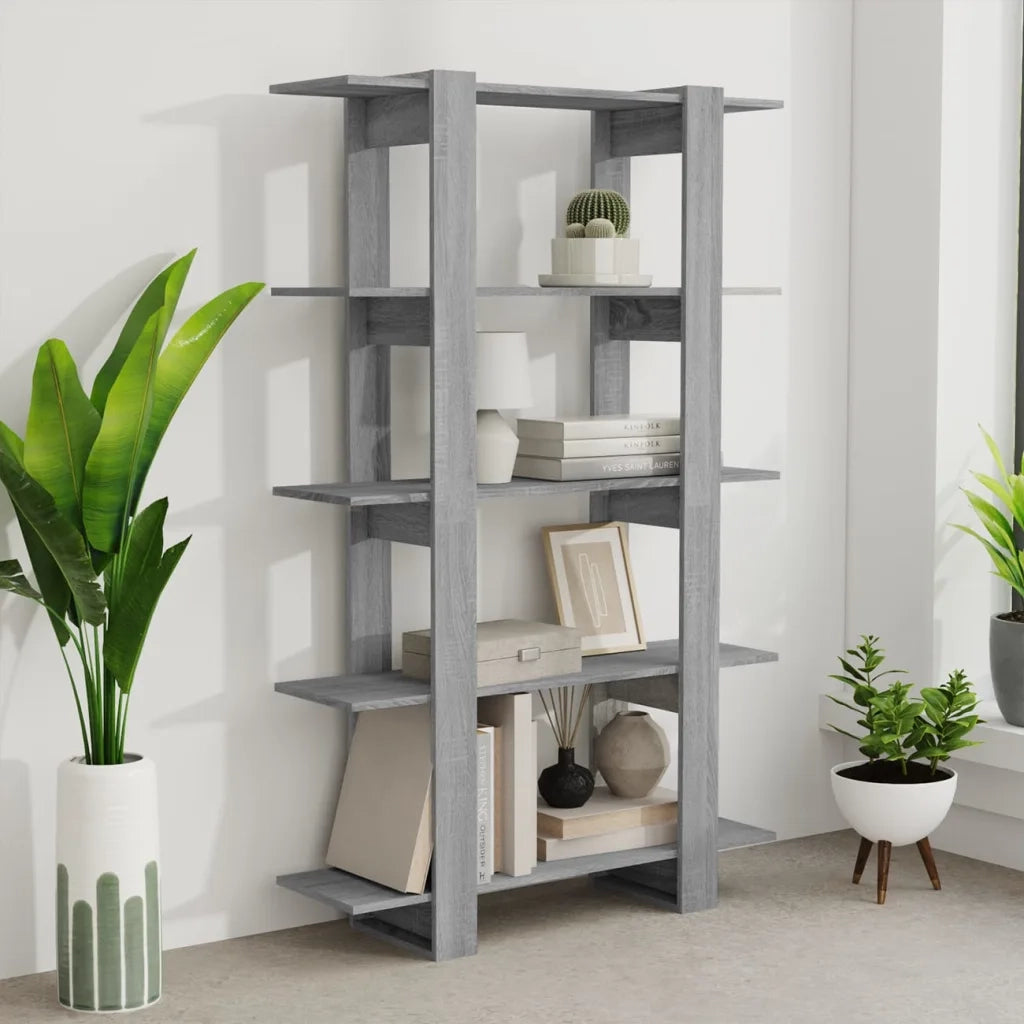 Libreria/Divisorio Grigio Sonoma 100x30x160 cm 813561
