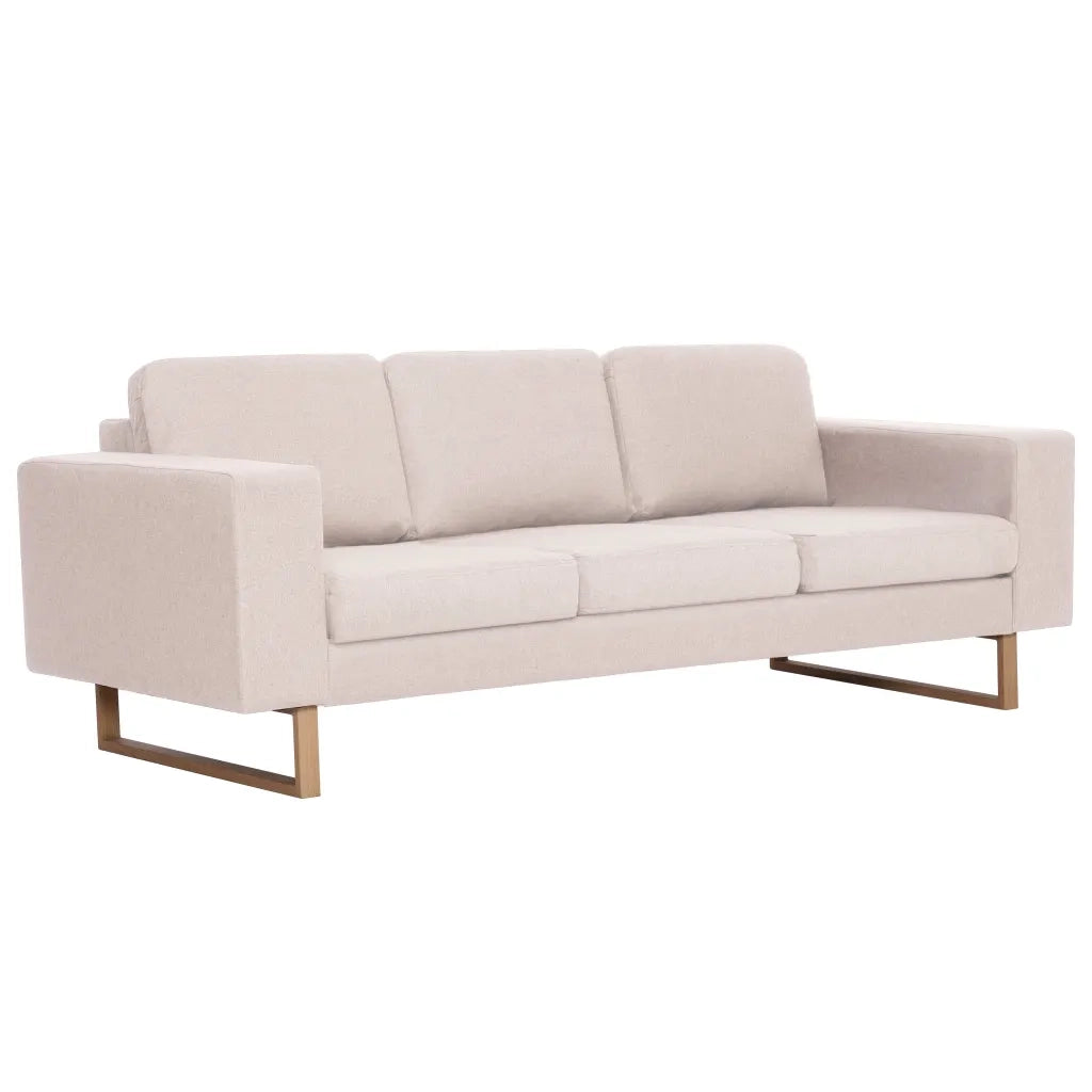 Set Divani 2 pz in Tessuto Crema 276859