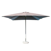 Ombrellone da giardino 3x3 con telo in poliestere Taupe palo Tortora antivento mod. Brian