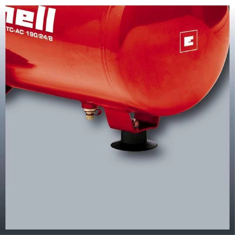 Einhell TC-AC 190-24-8 Compressore ad aria 1500 W 8 bar 24 L 165 l-min colore Nero Rosso