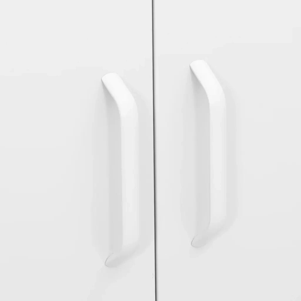 Armadietto Bianco 80x35x101,5 cm in Acciaio 336161
