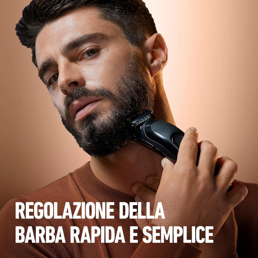 GILLETTE KING C. KIT PROFESSIONALE REGOLABARBA UOMO 3PZ RASOIO ELETTRICO