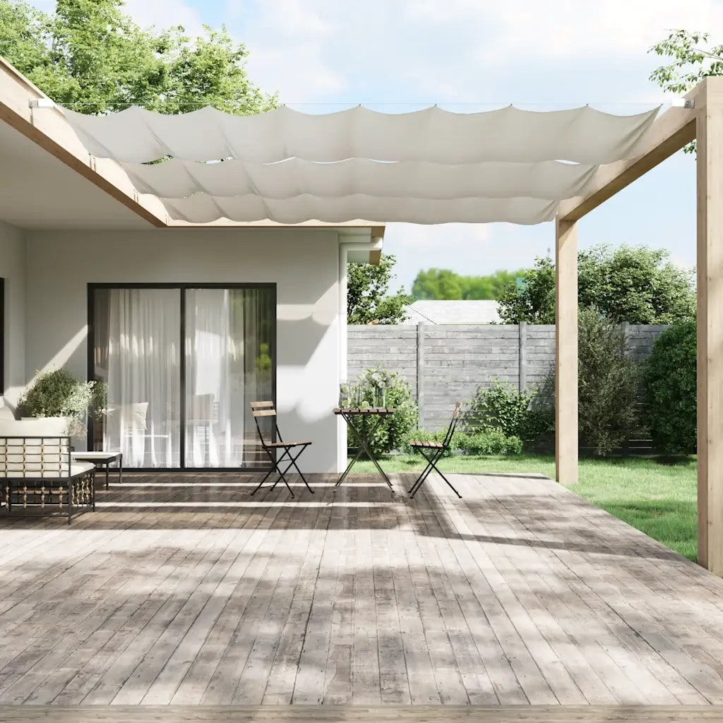 Paravento Verticale Bianco 140x420 cm Tessuto Oxford CFW7149921