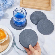 Onderzetture per bicchieri - 12 pezzi - Argilla di diatomea - Onderzetture rotonde - 10 cm di diametro - Assorbenti d'acqua - Per caffè/tè - Onderzetture per bicchieri