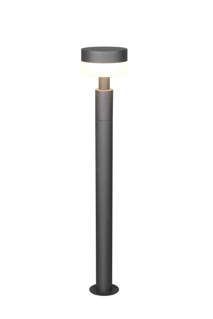 Palo alto da esterno LED, alluminio, antracite, H 95 cm, Mackenzie