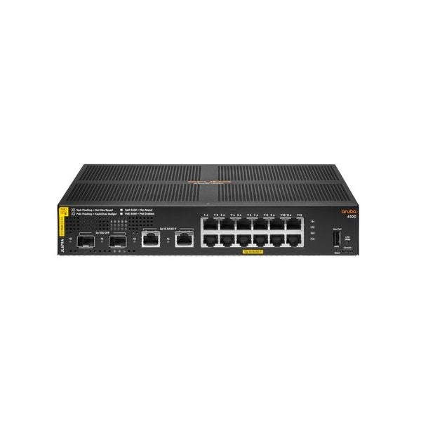 Switch aruba 6100 12g poe classe 4 2g/2sfp+ 139 w - JL679A#ABB