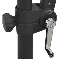 Ombrellone a Sbalzo con Palo e Luci a LED Sabbia 300 cm 312336