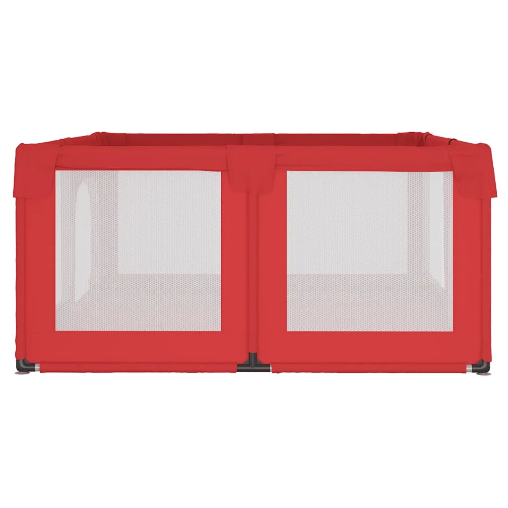 Box per Bambini con 2 Porte Rosso in Tessuto Oxford 10310