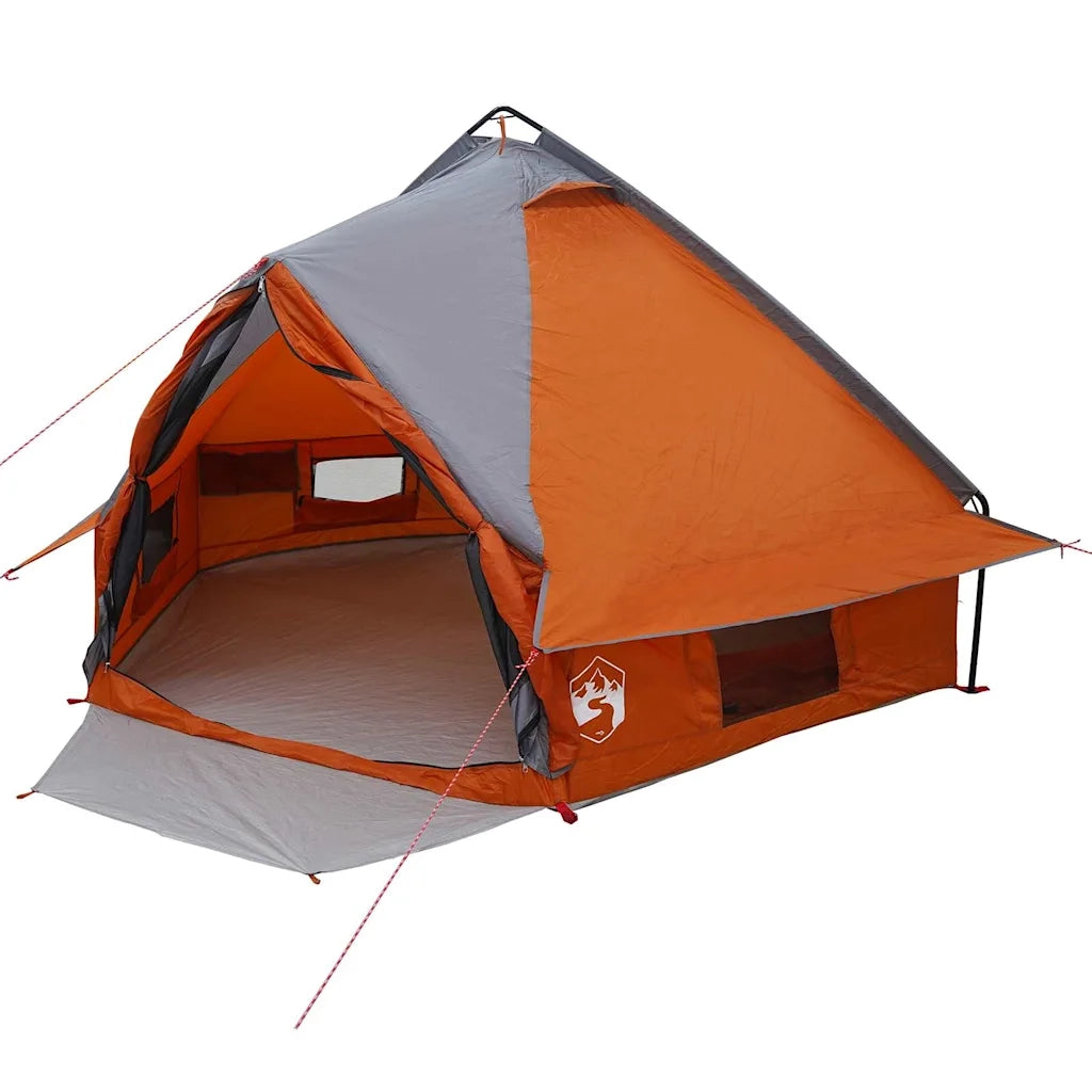 Tenda Teepee per 4 persone 4 persona Grigio e arancione 42004076