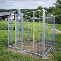 Box per cani da esterno con zincatura a caldo da 200x200x altezza 180 cm