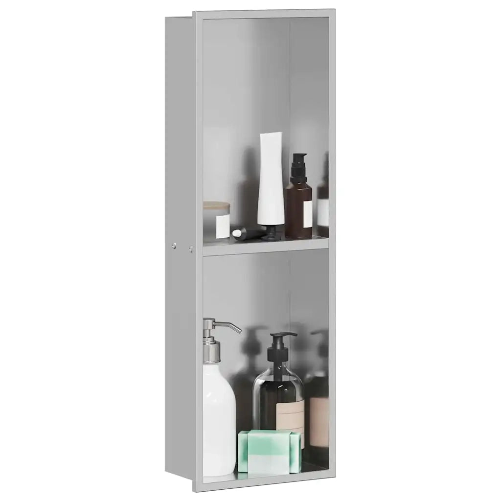 Nicchia per doccia Argento 60 x 20 x 9,5 cm CFW4996832