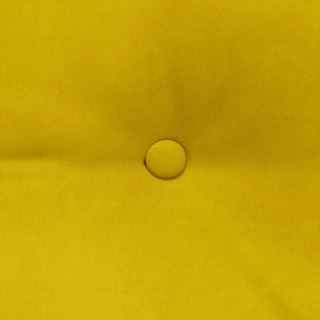 Cuscino per Schiena Giallo 120 x 24 x 50 cm Velluto 42014494