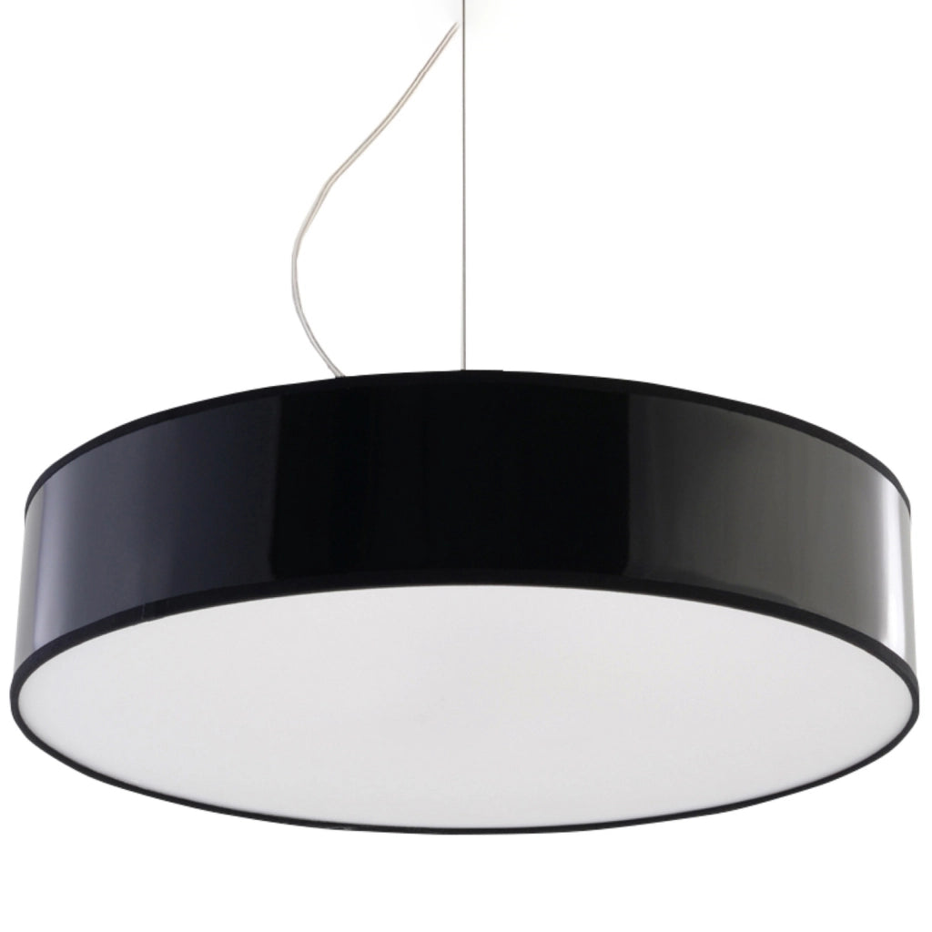 Lampadario moderno PIAZZA 45cm nero 3xE27 Pure Lume