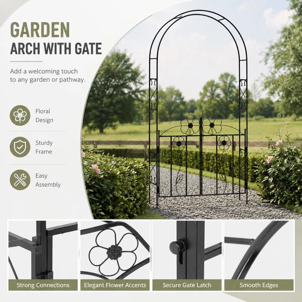 Garden Gate, Rose Arch, Trellis, Rose Column, Espalier, Pergola