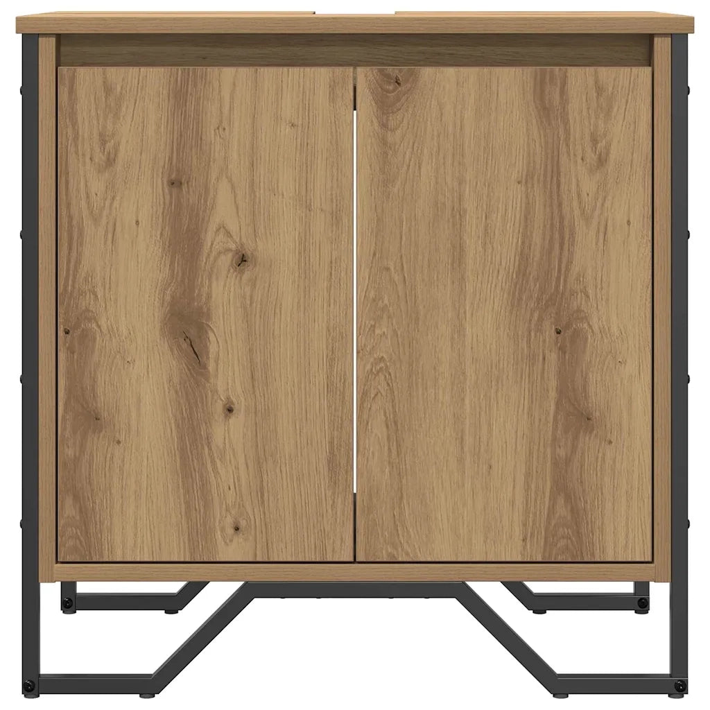 Armadio per Lavabo da Bagno Rovere artigianale 60 x 35 x 60 cm 869178