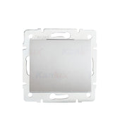 Interruttore unipolare Kanlux LOGI argento 10AX 250V