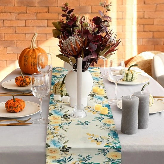 Tavolo da pranzo con lenzuola in stile moderno per tavolo da pranzo, da cucina, da soggiorno, per matrimonio, decorazione di casa, esterno, interno, vacanza, festa, (140 x 40 cm)