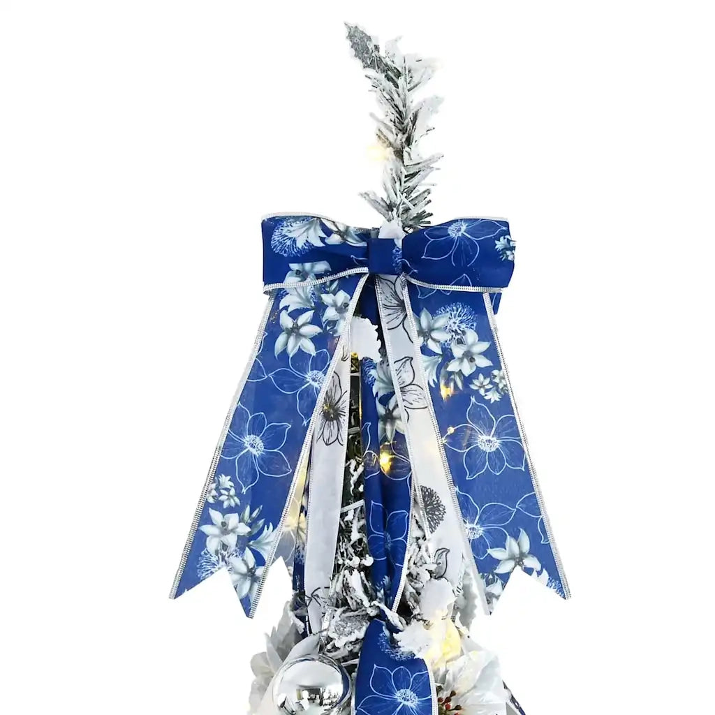 Albero di Natale | Decorazioni natalizie artificiale con 150 LED Bianco 180 cm PVC